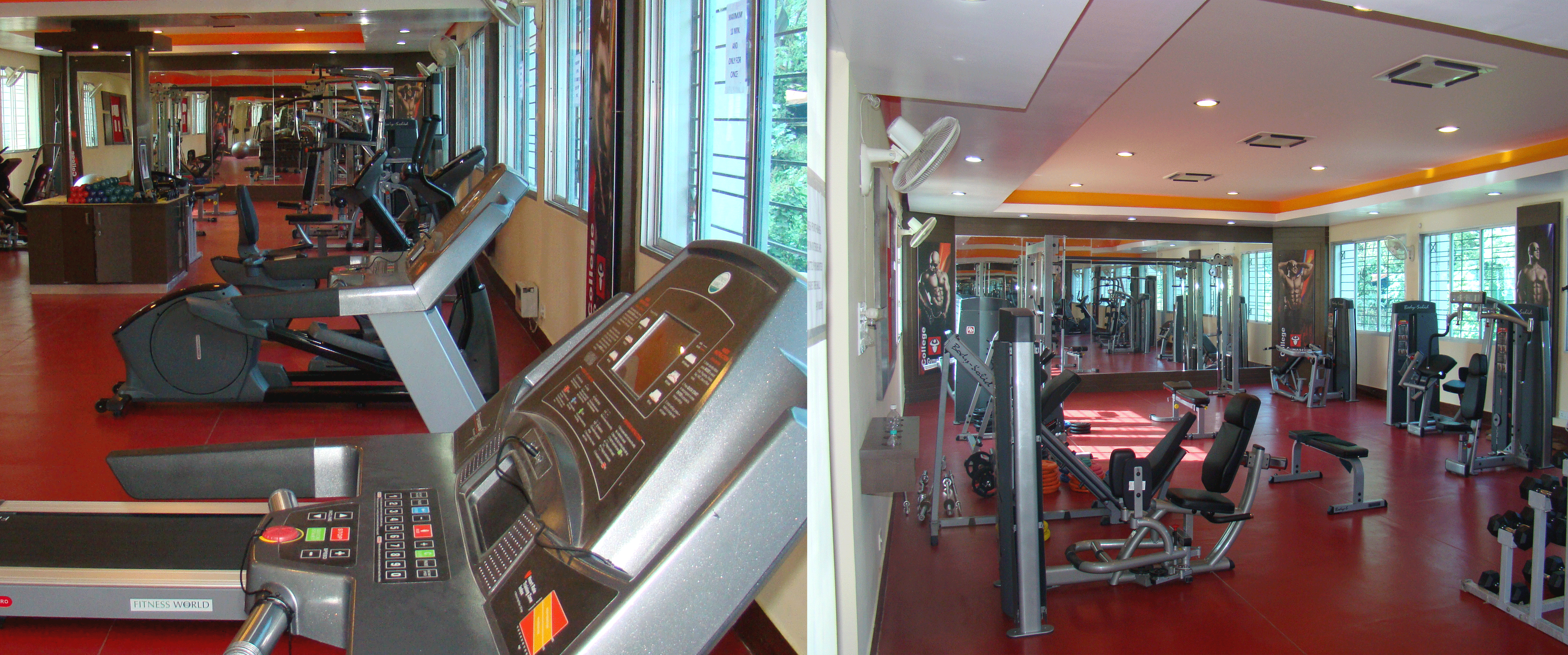 College gym